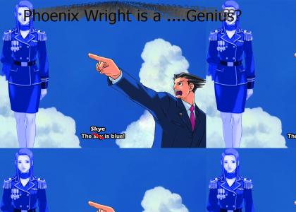 Phoenix Wright: Phoenix is a.... Genius?