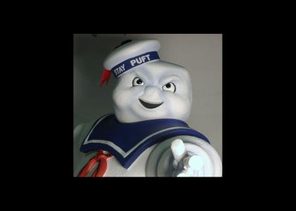 Stay Puft Stares into Your Soul!