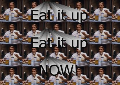 Arnold loves nuked food.