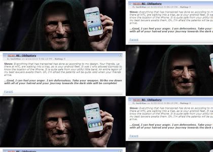 Emperor Steve Jobs Sues HTC