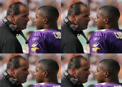 mike tice stares into daunte culpeppers soul