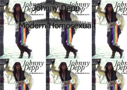 Johnny Depp - Modern Homosexual
