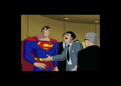 Borat Meets Superman (improved)