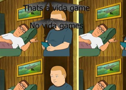 Hank hates vidia games