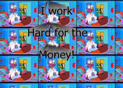 Homer works hard for the money!
