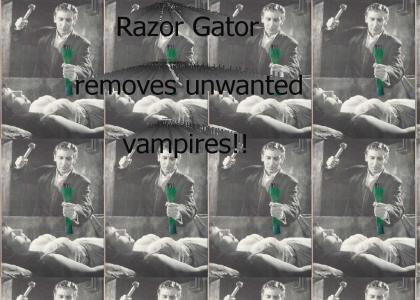 Razor Gator stops Vampires