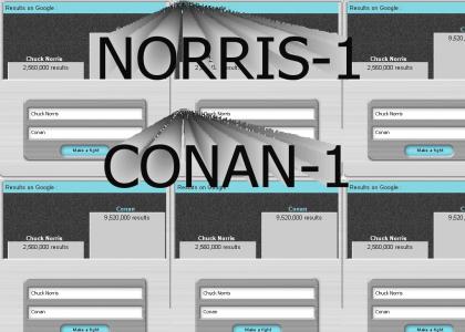 CONAN SETTLES THE SCORE WITH NORRIS