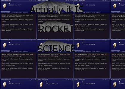It IS Rocket Science