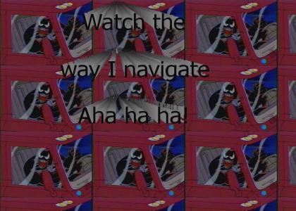 Watch the way venom navigates