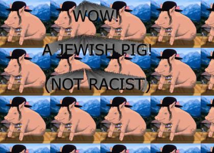 WOW A JEWISH PIG (NOT RACIST)