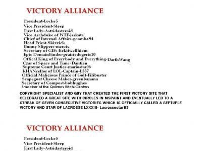 VICTORY ALLIANCE!