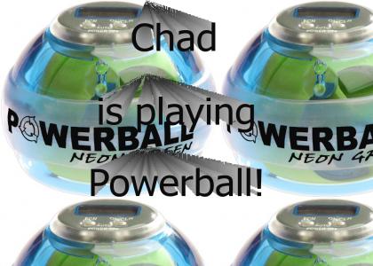 Chad is playing Powerball