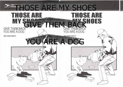 I want my shoes you fucking dog