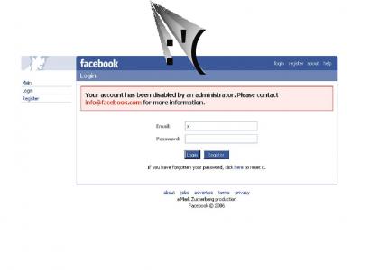 Banned from Facebook :(