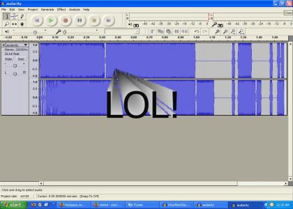 What you get when you open Audacity with Audacity
