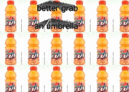 Gatorade makes it rain