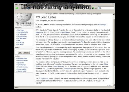 PC Load Letter