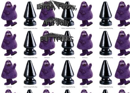 Grimace from McD's is a BUTTPLUG!!!