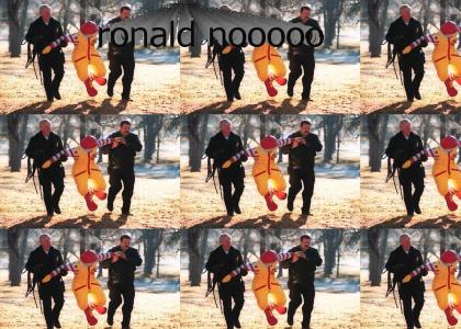 Ronald mcdonald arested