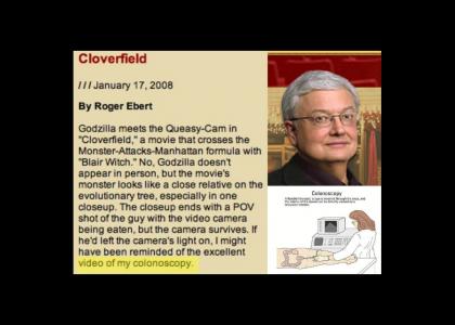 Roger Ebert can be unseemly at times...
