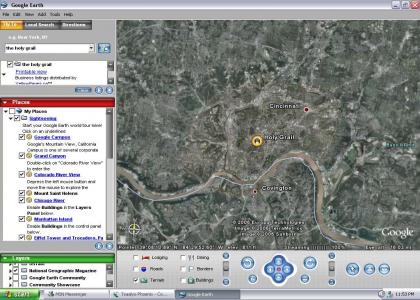 Google Earth finds the Holy Grail!!