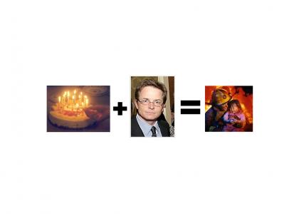 Michael J. Fox + Cake = ?