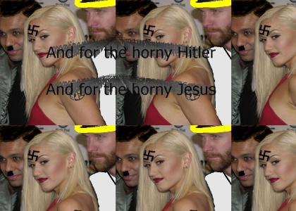 Gwen Stefani is a Nazi...and horny Jesus?
