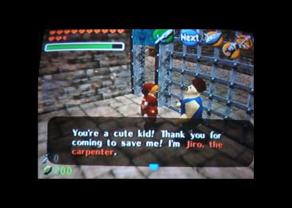 Homosexual carpenter in Zelda?