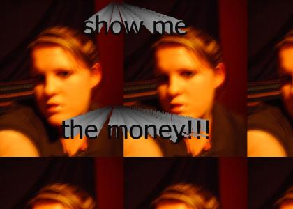 clare shows the money