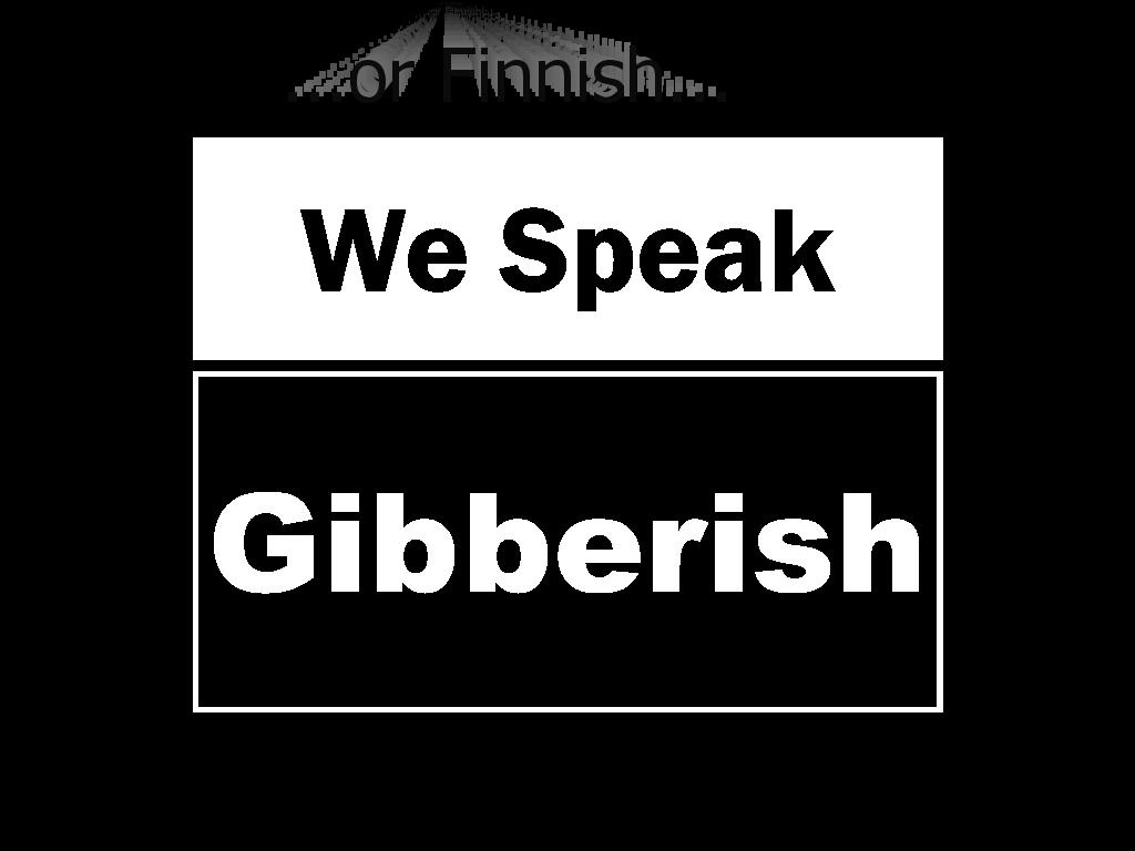 gibberish