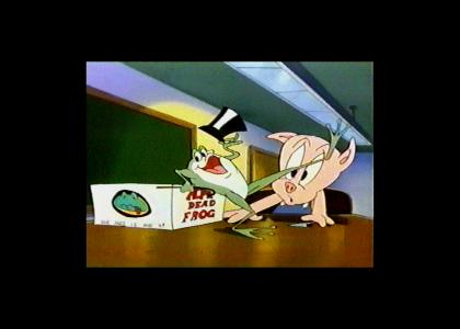 It's Michigan J. Frog!