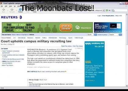 Moonbats fail at sedition