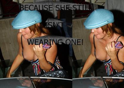 Lindsay Lohan's Bra Doesn't Change Faces (Part Deux)