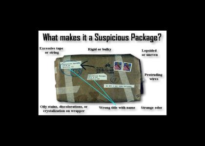 suspicious package lol