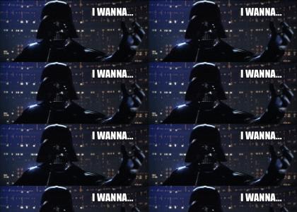 Vader likes to sing rock!