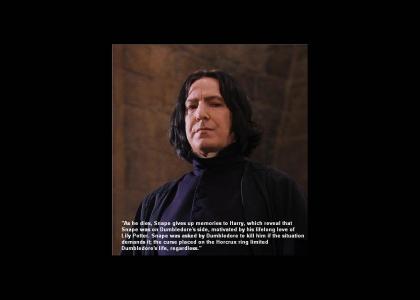 Severus Snape is no foe