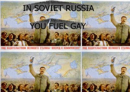 GAY FUEL SPREADS INTO RUSSIA