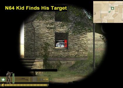 N64 kid finds his target