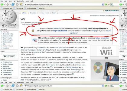 Nobody messes with Wiikipedia (now with more Adam Wii!)