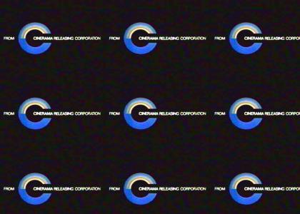 Cinerama Releasing Corporation logo and jingle