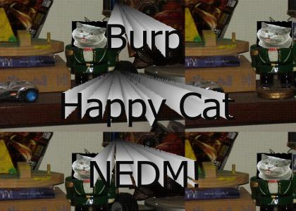 Burp happy cat! NEDM!