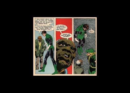 Green Lantern Hates Black Skins!
