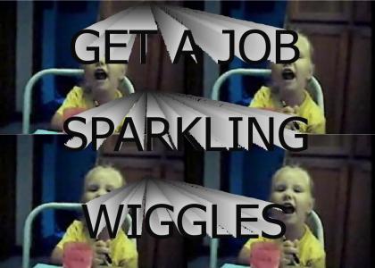 Little Girl and Sparkling Wiggles