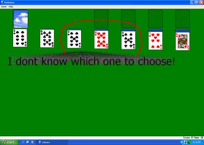 DAMN YOU SOLITAIRE!!