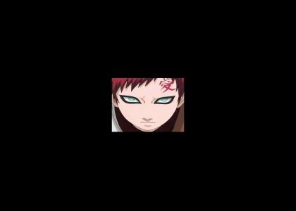 Gaara doesn't change facial expressions! (Naruto)