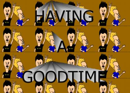 bevis and butthead headbang to goodtime!!!