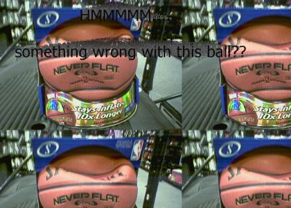 a basketball that never goes flat