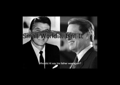 Al Gore and Ronald Reagan