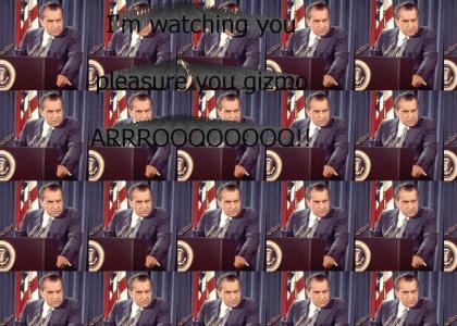 Richard Nixon is watching you Masturbate