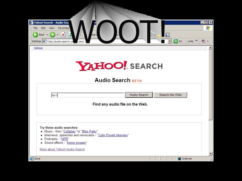 WOOTYAHOOAUDIOSEARCH